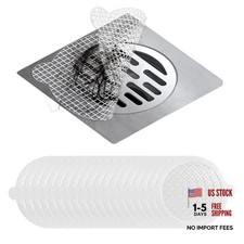 35 Pack Disposable Floor Drain Stickers, Hair Drain Stickers Round-35pc