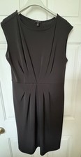 Talbots Womens Little Black Dress Med Petite, Polyester and spandex, knee length