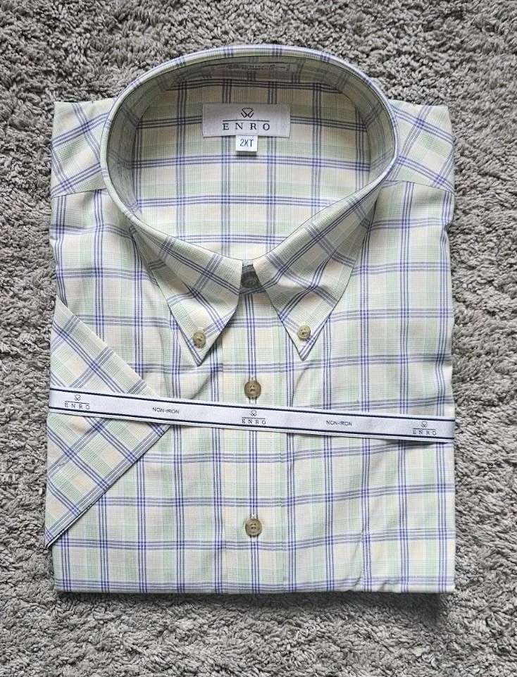 ENRO Big & Tall Button-Down Dress Shirts for Men for sale | eBay