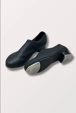 NEW Bloch Ladies Tap Flex Slip On Leather Tap Shoes in Black (S0389L)