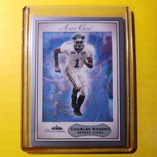 CHARLES ROGERS RC 2003 Fleer Showcase Avant Card #d 199/350  LIONS Rookie WR . rookie card picture