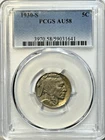 1930-S Buffalo Nickel — PCGS AU58 — Tough S-Mint Slider w/Swagger!