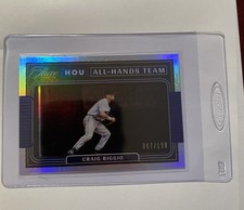 2022 Panini Three and Two #AHT-13 Craig Biggi All Hands Team #/150 Astros