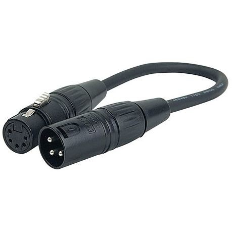 Аудиокабель Steuerkabel DAP Audio DMX 3-pol, 0,25 м для подключения нового кабеля Steuer