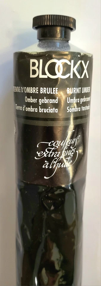Blockx 200ml Burnt Umber Oil Paint New Old Stock - Image 3 of 4