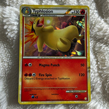 Pokemon TCG Typhlosion 32/123 HeartGold & SoulSilver Holo Rare Stage 2 EN on eBay