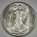 1945 Walking Liberty Half Dollar in Choice BU Condition - Blast White Coin