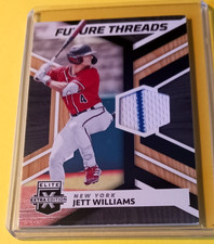 2022 Panini Elite Future Threads Patch Jett Williams #FT-JW Mets/Brewers