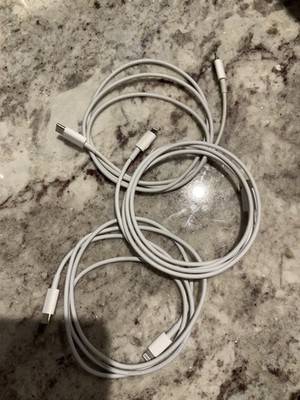 3x 2 ft Cable Apple Certified MFI Charging Sync Data Cord For iPhone/iPad