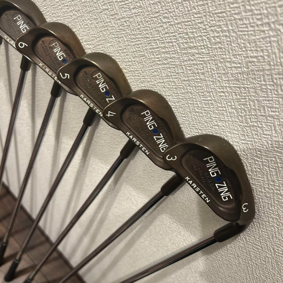 Ping Zing Blue Dot Beryllium Copper Iron Set #3-9,W,S (9Clubs) - Image 3 of 4