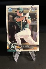 2018 Bowman #BCP58 Sean Murphy Chrome Prospects 1st Bowman Oakland A’s