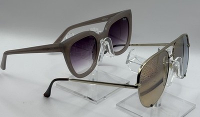 Quay Australia Sunglasses Bundle Cat Eye Oversized Gold Aviator Women 