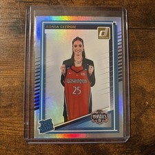 Sonia Citron Rated Rookie - 2025 Panini Donruss WNBA Silver Holo - #87 Mystics