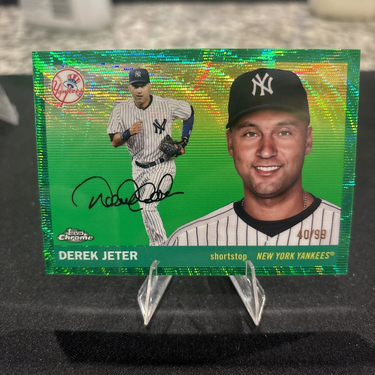 Derek Jeter ゴールドグラブ賞 ボブルヘッド Topps Derek Jeter Baseball Sports Trading Cards & Accessories