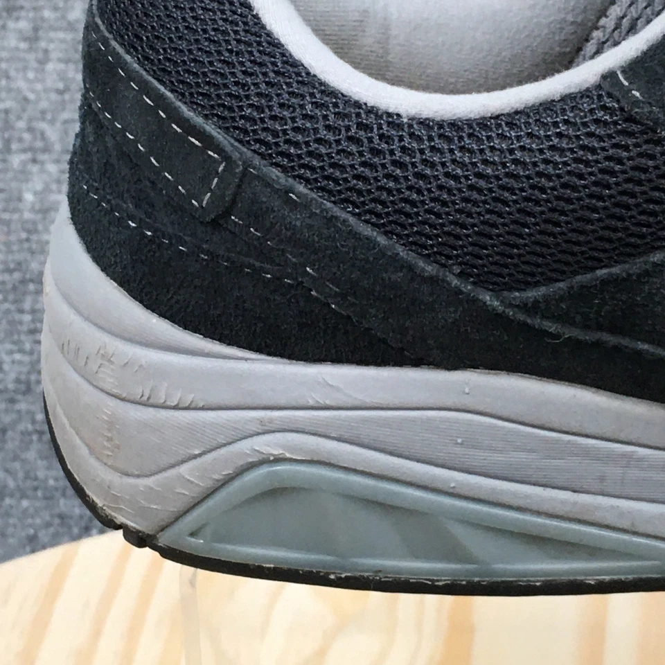 New Balance Zapatos Mujer 9 B 928v3 Deportivos Bajos Tenis Negros Gamuza Con Cordones Foto 3 de 4