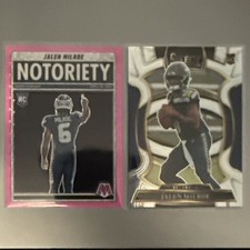 Panini Jalen Milroe Joe Milton III Rookie NFL 2023 Lot of 3 Cards