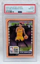 2023-24 Panini Haunted Hoops - Victor Wembanyama #282 Orange (RC) - PSA 8 NM-MT