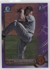 2022 Bowman Draft Chrome Purple Refractor 8/250 William Kempner #BDC-3 0w8