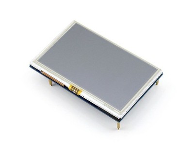 5,0'' Display für Raspberry Pi mit resistivem Touchscreen, 800×480 Auflösung