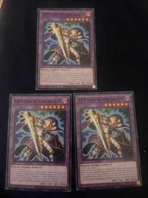 3x d/d/d Alfred The Divine Sage King Bpro! Near Mint Condition