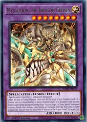 Mysterion the Dragon Crown JUSH-EN013 Rare 1st Edition Justice Hunters