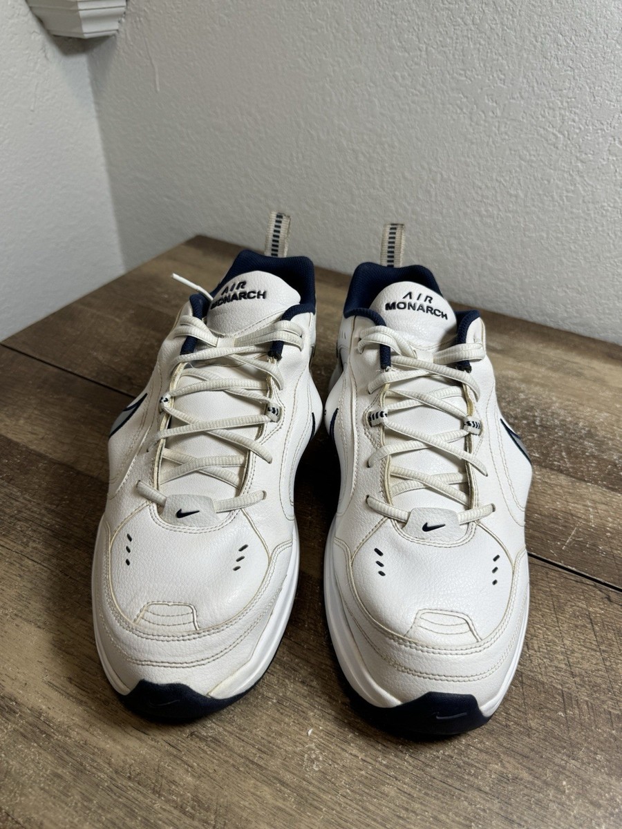 Buy Size 13 - Martine Rose x Nike Air Monarch IV White Navy online