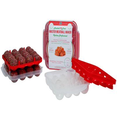 Meatball X Press - Meatball Maker Stacking Storage Tray System - Kitchen