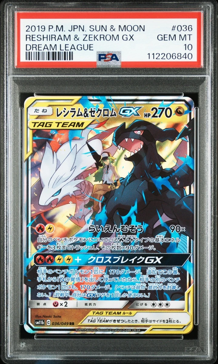 Zekrom Pokémon TCG Professional Sports Authenticator (PSA