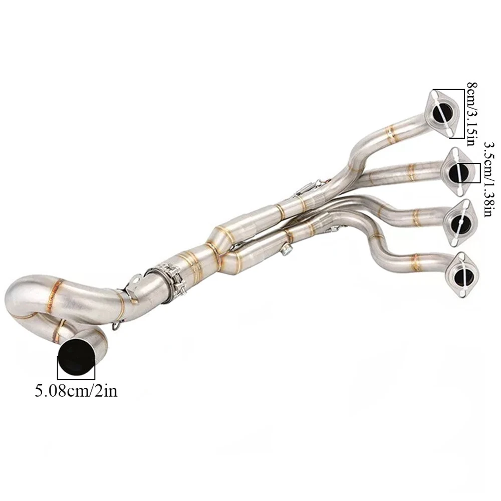 For Kawasaki Ninja ZX6R ZX636 2009-2024 Full System Exhaust Header