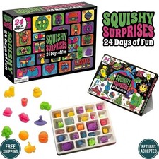 Christmas Advent Calendar 24 Day Countdown Blind Box Squishy Fidget Toy Gift