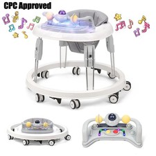 Foldable 3-in-1 Toddler Walker Activity Center w/ Music and Light for Boys Girls