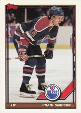 1991-92 Topps #460 Craig Simpson