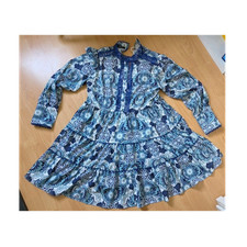 Dalia MacPhee Damen Minikleid XL blau/weiß P...