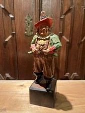 Geschnitzter Landsmann Knecht, Adliger Erzgebige ~27cm historisches Auftreten