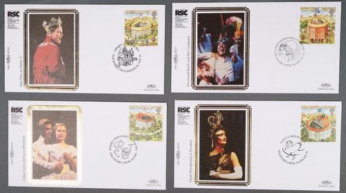 MayfairStamps Great Britain FDC 1995 Royal Shakespeare Company 4 Benham First Da