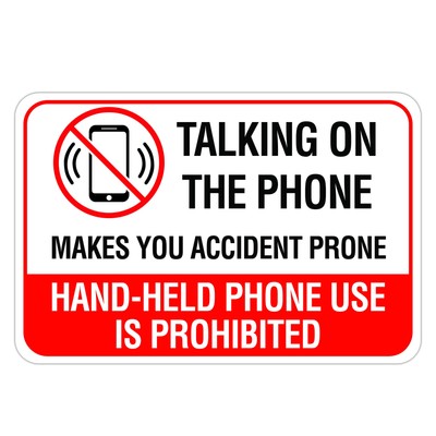 TALKING ON THE PHONE MAKES YOU ACCIDENT PRONE