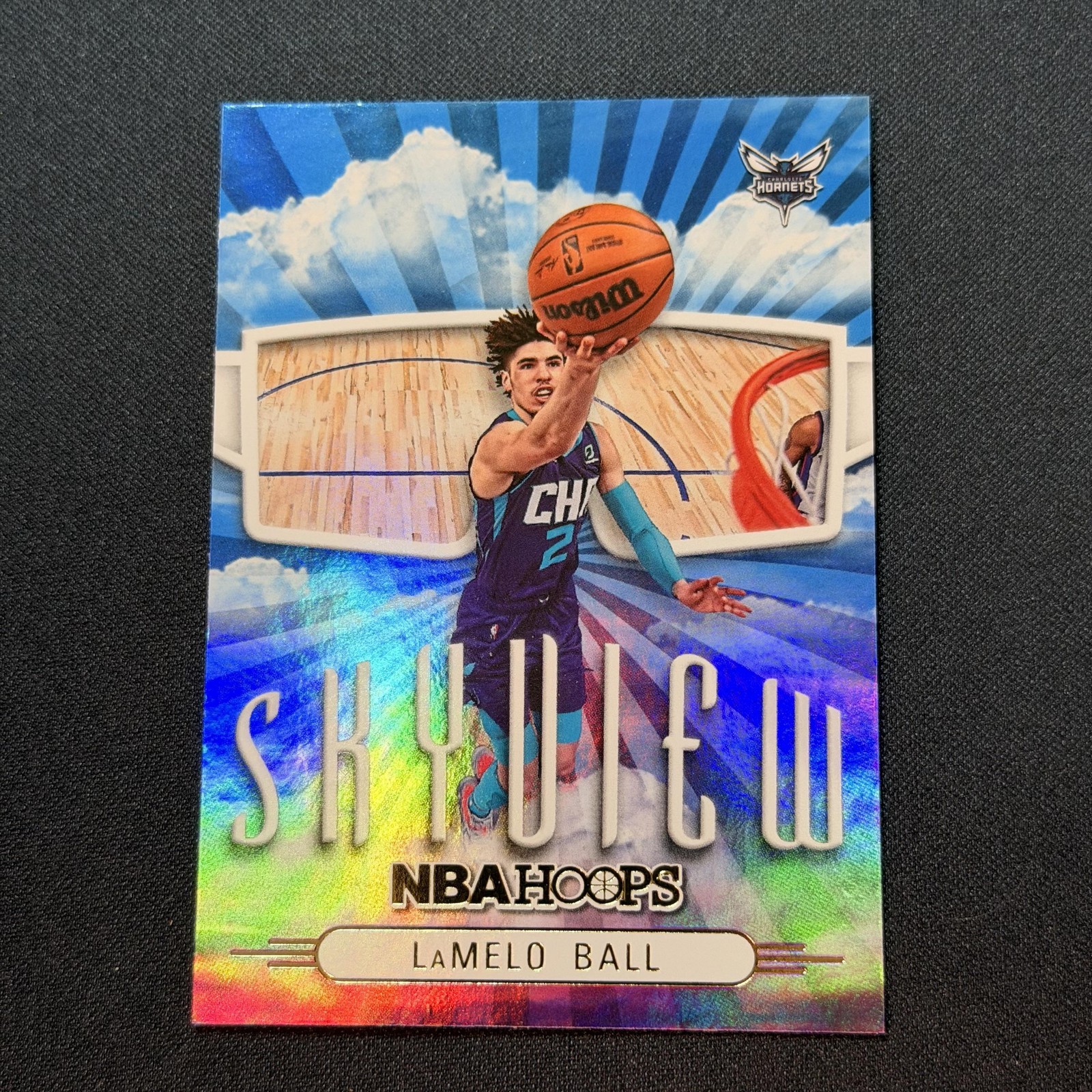 2022-23 Hoops #5 LaMelo Ball Skyview Holo SP