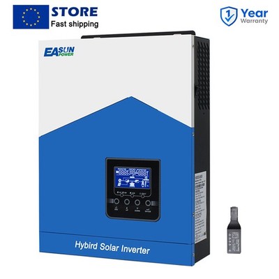 EASUN 24V 3KW Solar Hybrid Wechselrichter Off Grid 80A MPPT SMH-II-3.2KW + Wifi
