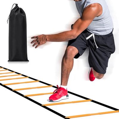 12 Rung Agility Ladder - 20 FT Speed Training for Sports & Fitness