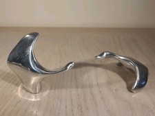 Hoselton Canada Stiefel Mini Aluminum Flying Geese Pair Signed