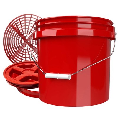  Grit Guard Wasch Eimer 3,5 Gal (ca 12L) + Einsatz + Gamma Seal Deckel