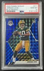 JORDAN LOVE PSA 10 2020 PANINI MOSAIC #211 ROOKIE BLUE PRIZM RC 84/99 PACKERS