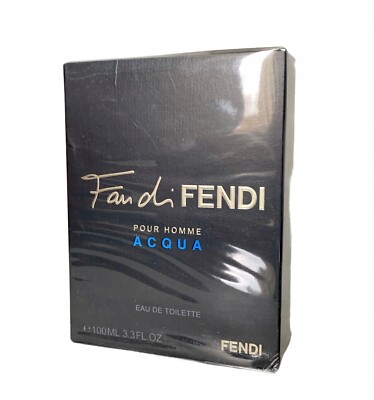    Fendi Fan di Fendi Acqua pour Homme 100 ml EDT Eau de Toilette Spray OVP  
