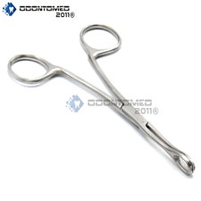 Body Piercing Forceps Kit Hemostat Sponge Clamp 7" Straight Without Rat DS-1586