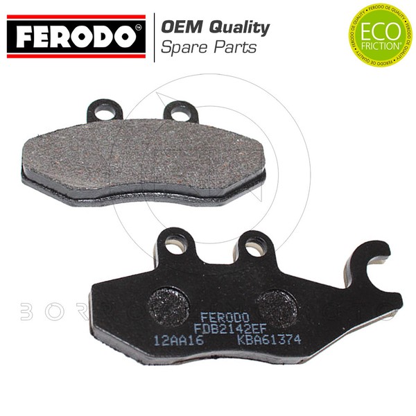 BremsbeläGe Bremse Vorne Ferodo Eco Reibung FüR Vespa GTS ABS 250 2005-2012-image