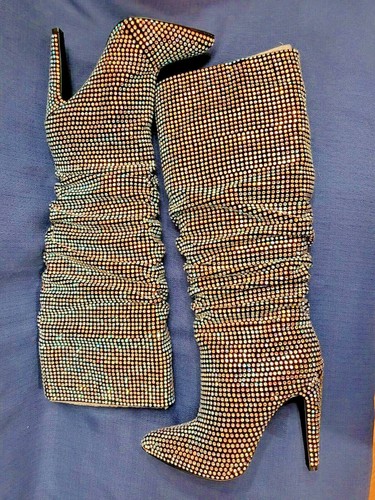 STEVE MADDEN CRUSHING RHINESTONE SLOUCH 