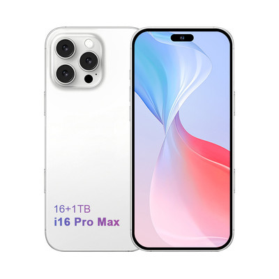 Unlocked  i16 Pro Max 5G Smartphone WiFi Dual SIM 7.3 in Mobile Phones 16GB+1TB