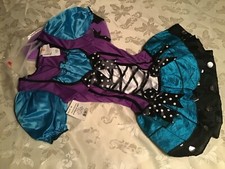 Vibrant butterfly costume 4 pc set size girls med rubies costume new tags