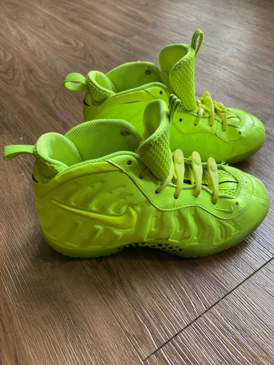 lime green foamposites preschool