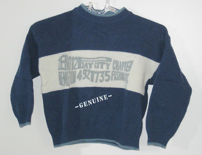 UNITED COLORS OF BENETTON Size S Boys Blue Pullover Sweater (Made in Italy)